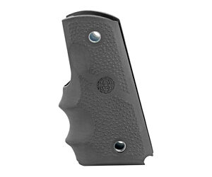 Hogue Colt Officer Rubber Grip, Finger Grooves, Black