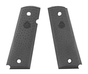 Hogue 45090 Rubber Grip Panels for 1911 Government — Black