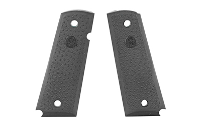 Hogue 45090 Rubber Grip Panels for 1911 Government — Black