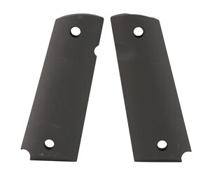 Hogue 45160 Grip Panels Matte Black Aluminum 1911 Govt