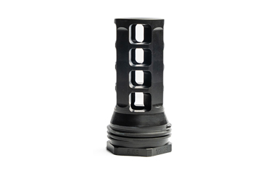 HUX1598_1 Huxwrx HUX QD 338 Muzzle Brake 3/4×24 Black