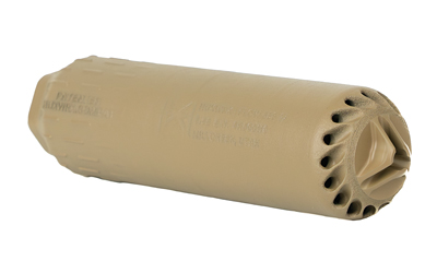 HUXWRX FLOW 556 Ti Suppressor w/ Flash Hider, 5.56, FDE