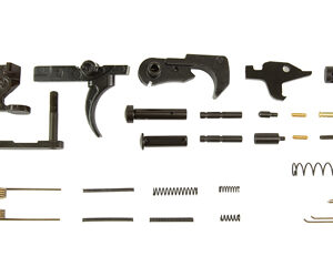 KAK AR-15 Lower Parts Kit No Grip/Trigger Guard, Black