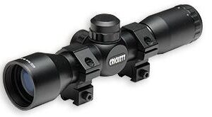 Keystone Crickett 4×32 Quick Focus Scope, Mil-Dot, 1″ Tube