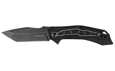 KER1376_1 Kershaw Flatbed 3 1/8 in Assisted Folding Knife, BlackWash