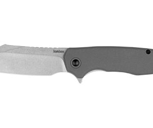Kershaw Wharf 2.8″ Cleaver Folding Knife, Stonewashed