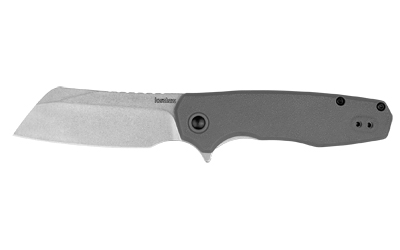 Kershaw Wharf 2.8″ Cleaver Folding Knife, Stonewashed