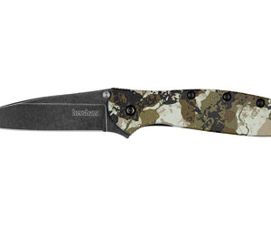 KERSHAW LEEK 3″ KINGS CAMO BLKWASH