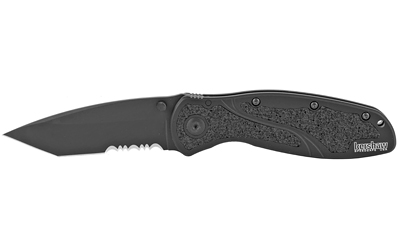 KER1670TBLKST_1 Kershaw Blur Tanto 3.4″ Folding Knife — Black DLC