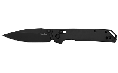 KER2038BLK_1 Kershaw Iridium 3.4″ D2 Spear Point Folding Knife