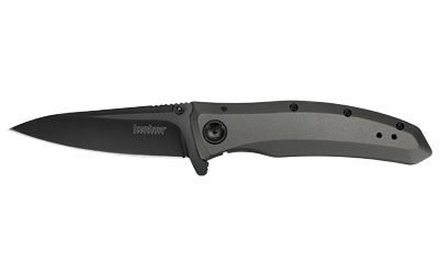 KER2200_1 Kershaw Grid 3.7in Black-Oxide Folding Knife