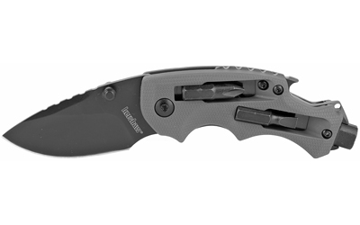 KER8720_1 Kershaw Shuffle DIY 2.40″ Folding Drop Point Knife, Gray Handle