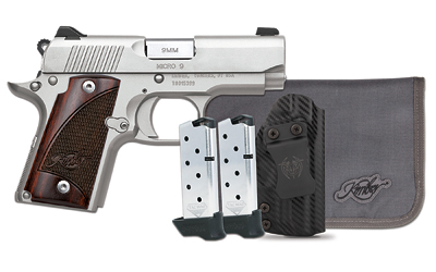 Kimber Micro 9 RTC Bundle 9mm 3.15in Stainless Rosewood