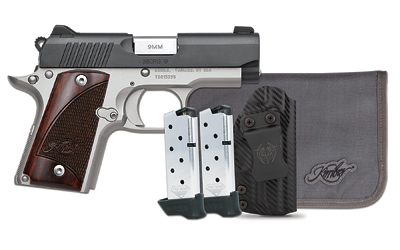 Kimber Micro 9 RTC Two-Tone 9mm 3.15″ Rosewood Bundle