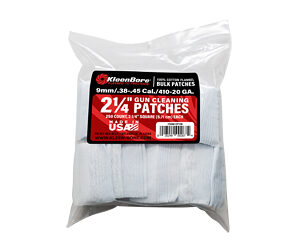 Kleen-Bore SuperShooter 2 1/4″ Cotton Patches .38-.45 / .410-20 GA 250ct
