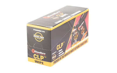 KLEEN-BORE BreakFree CLP Wipes — 50 Count (5 x 7.75 in)