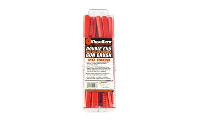 KLEEN-BORE Double-End Nylon Brush, 20 Pack