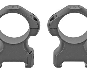 Konus 7400 High 1″ Steel Scope Rings, Matte Black