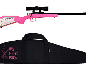 Keystone Crickett Gen 2 Pink Synthetic .22 LR Package