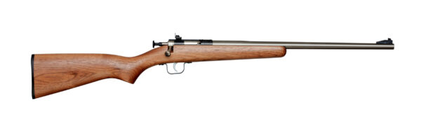 KSA3238-scaled-1 Davey Crickett Crickett 22 LR Youth Rifle Walnut/Stainless