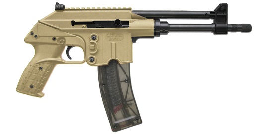 KTPLR22TAN KelTec PLR-22 .22 LR Semi-Auto Pistol, Polymer Frame