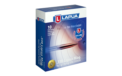 LAP4318017_1 Lapua Scenar .338 Lapua Mag 250Gr OTM — 10/Box