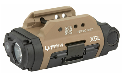 Viridian X5L Gen 3 Universal Green Laser & Light, FDE