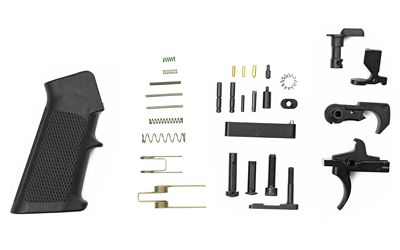 LBE Unlimited AR-15 Complete Lower Parts Kit (556) — Black