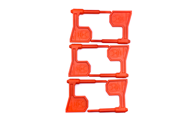 LBE Unlimited Rifle Chamber Safety Flag, Orange, 6-Pack