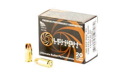 Lehigh Defense Xtreme Defense .380 ACP 68gr – 20 Rounds