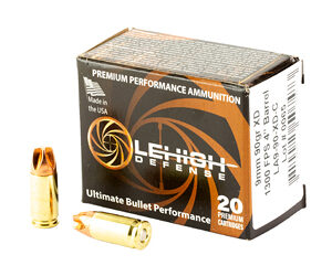 Lehigh Defense Xtreme Defense 9mm 90gr — 20rd Box
