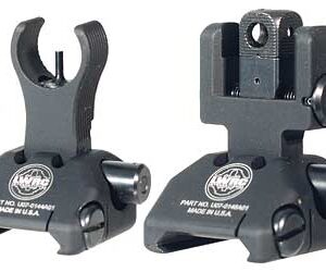 LWRC Skirmish Folding BUIS Set for AR-15, Black