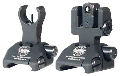 LW200-0065A01_1 LWRC Skirmish Folding BUIS Set for AR-15, Black