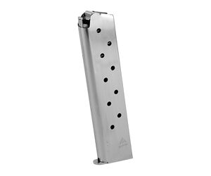Mec-Gar 1911 .45 ACP 10-Round Extended Magazine, Nickel
