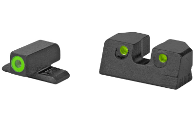 Meprolight Hyper-Bright Green/Green Tritium Sights — Sig P-Series