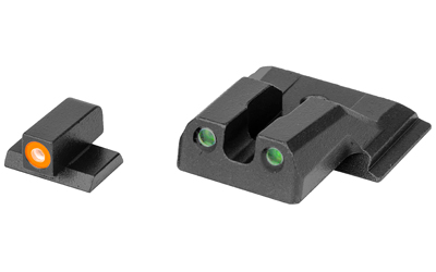 Meprolight Hyper-Bright Sights for S&W M&P Shield — Orange/Green