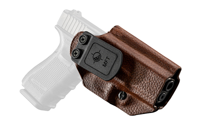 MFTH3-GL-1-BR1_1 MFT Hybrid Leather Holster for Glock 19/23/44/45 — Brown