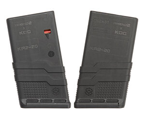Amend2 MOD-3 SCAR17 Magazine, 20rd Black Polymer