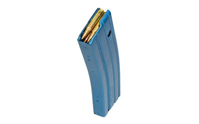 DURAMAG Speed 30rd AR-15 Magazine, Blue Aluminum