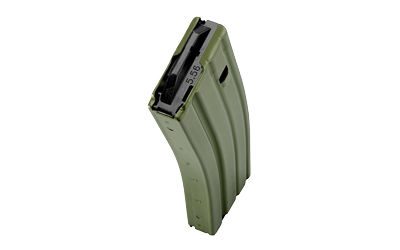 DuraMag Speed 30-Round AR-15 Aluminum Magazine, OD Green