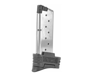 FN 503 8rd 9mm Magazine — Stainless Steel, Black Pad