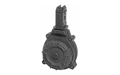 MGPMDRMA22_1 ProMag 50rd Drum Magazine for CZ Scorpion, 9mm Black