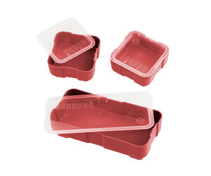 Magpul DAKA Grid Bins 2×2/2×4 Red Polymer