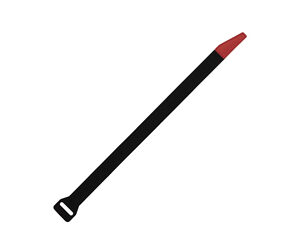 Magpul DAKA Gear Straps 4-Pack, 12-inch Black/Red
