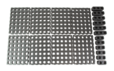 MPIMAG1500-BLK_1 Magpul DAKA Universal GRID Organizer — Black