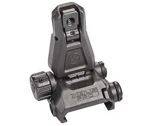 Magpul MBUS Pro Rear Sight — Steel, Black