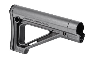 MPIMAG480GRY_1 Magpul MOE Fixed Carbine Stock Mil-Spec Gray