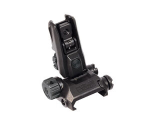 Magpul MBUS Pro LR Rear Adjustable Sight — Black Steel