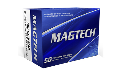 MT500D_1 Magtech 500 S&W 325gr FMJ Flat Nose 20rd Box