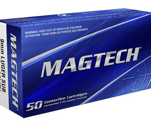 Magtech 9mm 147gr JHP Subsonic 50rd Box